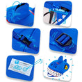 Carica l'immagine nel visualizzatore della galleria, Crazy Safety Backpack Blue Dinosaur backpack