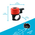 Carica l'immagine nel visualizzatore della galleria, Crazy Safety Bicycle bell Bicycle bell