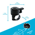 Carica l'immagine nel visualizzatore della galleria, Crazy Safety Bicycle bell Bicycle bell