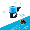 Carica l'immagine nel visualizzatore della galleria, Crazy Safety Bicycle bell Bicycle bell