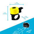 Carica l'immagine nel visualizzatore della galleria, Crazy Safety Bicycle bell Bicycle bell