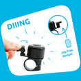 Carica l'immagine nel visualizzatore della galleria, Crazy Safety Bicycle bell Bicycle bell