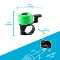 Carica l'immagine nel visualizzatore della galleria, Crazy Safety Bicycle bell Bicycle bell
