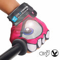Carica l'immagine nel visualizzatore della galleria, Crazy Safety Bicycle gloves Cycling gloves with reflective eyes
