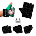 Carica l'immagine nel visualizzatore della galleria, Crazy Safety Bicycle gloves Cycling gloves with reflective eyes