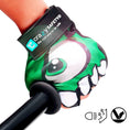 Carica l'immagine nel visualizzatore della galleria, Crazy Safety Bicycle gloves Cycling gloves with reflective eyes