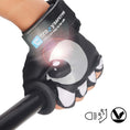 Carica l'immagine nel visualizzatore della galleria, Crazy Safety Bicycle gloves Cycling gloves with reflective eyes
