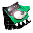 Carica l'immagine nel visualizzatore della galleria, Crazy Safety Bicycle gloves Green Cycling gloves with reflective eyes