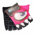 Carica l'immagine nel visualizzatore della galleria, Crazy Safety Bicycle gloves Pink Cycling gloves with reflective eyes