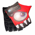 Carica l'immagine nel visualizzatore della galleria, Crazy Safety Bicycle gloves Red Cycling gloves with reflective eyes