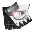 Carica l'immagine nel visualizzatore della galleria, Crazy Safety Bicycle gloves White Cycling gloves with reflective eyes