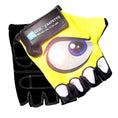 Carica l'immagine nel visualizzatore della galleria, Crazy Safety Bicycle gloves Yellow Cycling gloves with reflective eyes
