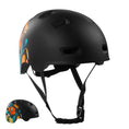 Carica l'immagine nel visualizzatore della galleria, Crazy Safety Bicycle helmet All black / L (57-61cm) RAMPAGE skater bicycle helmet - Belle