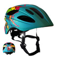 Carica l'immagine nel visualizzatore della galleria, Crazy Safety Bicycle helmet Blue Splash / M (54-58cm) Wild Brush children's helmet with light