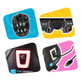 Carica l'immagine nel visualizzatore della galleria, Crazy Safety Bicycle helmet Friends children's helmet with light
