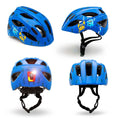 Carica l'immagine nel visualizzatore della galleria, Crazy Safety Bicycle helmet Friends children's helmet with light
