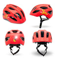 Carica l'immagine nel visualizzatore della galleria, Crazy Safety Bicycle helmet Friends children's helmet with light
