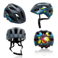 Carica l'immagine nel visualizzatore della galleria, Crazy Safety Bicycle helmet Graffiti Splash children's helmet with light