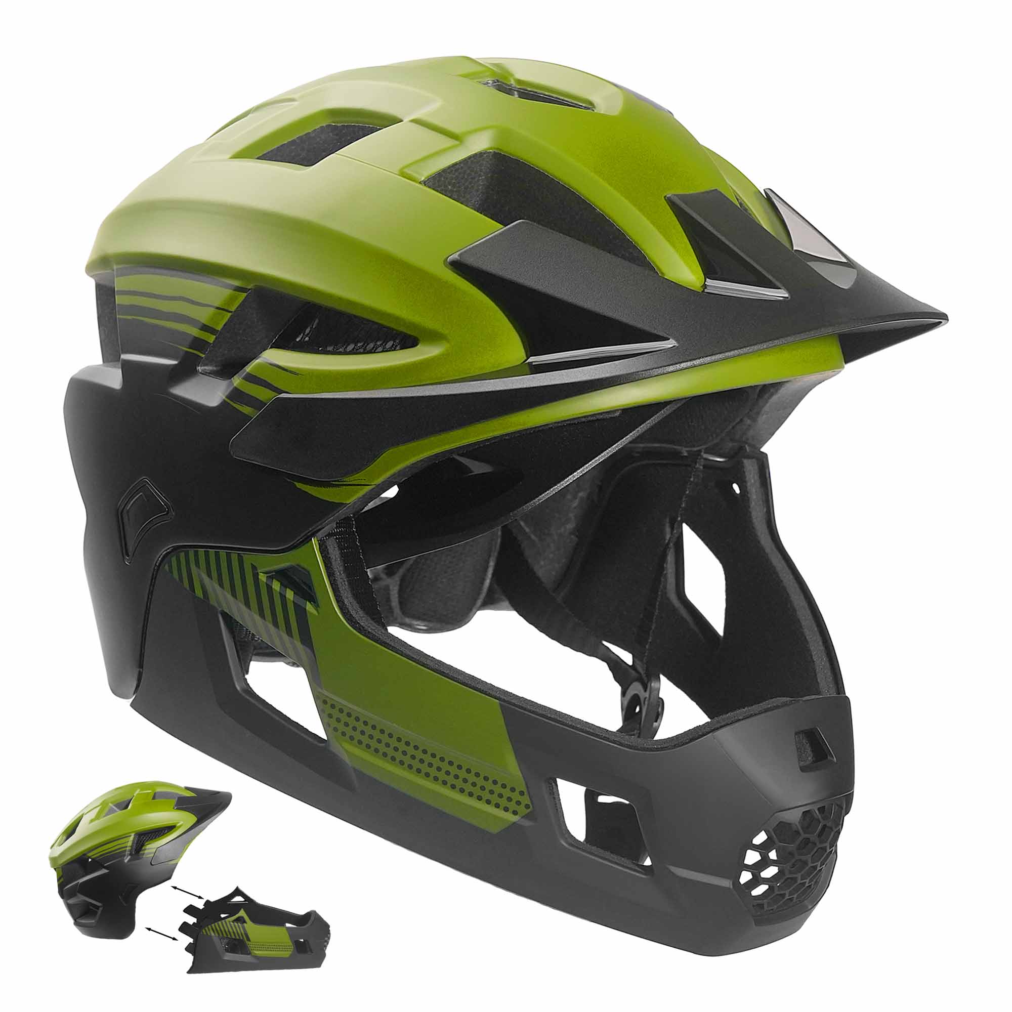 Casco integrale con protezione 2-in-1 per bambini – Crazy Safety