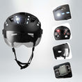 Carica l'immagine nel visualizzatore della galleria, Crazy Safety Bicycle helmet Matte black / L (55cm-61cm) Willow e-bike bicycle helmet