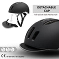 Carica l'immagine nel visualizzatore della galleria, Crazy Safety Bicycle helmet METRO urban bicycle helmet with light