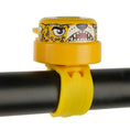 Carica l'immagine nel visualizzatore della galleria, Crazy Safety Bicycle helmet Product bundle: Yellow leopard bicycle helmet, cycling gloves, lock, and leopard ring bell for children