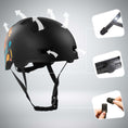 Carica l'immagine nel visualizzatore della galleria, Crazy Safety Bicycle helmet RAMPAGE skater bicycle helmet - Belle