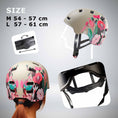Carica l'immagine nel visualizzatore della galleria, Crazy Safety Bicycle helmet RAMPAGE skater bicycle helmet - Belle