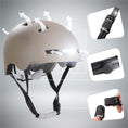 Carica l'immagine nel visualizzatore della galleria, Crazy Safety Bicycle helmet Vertigo urban bicycle helmet with front and rear lights