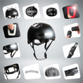 Carica l'immagine nel visualizzatore della galleria, Crazy Safety Bicycle helmet Vertigo urban bicycle helmet with front and rear lights