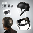 Carica l'immagine nel visualizzatore della galleria, Crazy Safety Bicycle helmet Vertigo urban bicycle helmet with front and rear lights