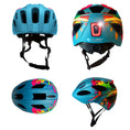 Carica l'immagine nel visualizzatore della galleria, Crazy Safety Bicycle helmet Wild Brush children's helmet with light