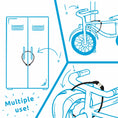 Carica l'immagine nel visualizzatore della galleria, Crazy Safety Bicycle lock Code lock