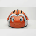 Carica e riproduci il video nel visualizzatore della galleria, Orange Clownfish Bicycle Helmet for Children, Combining Fun, Comfort, and Reliable Safety – Crazy Safety