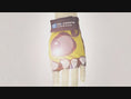 Carica e riproduci il video nel visualizzatore della galleria, Yellow Comfortable and Stylish Bicycle Gloves for Kids with Reflective Eye Design, Offering Safety and Fun on Every Ride