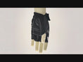Carica e riproduci il video nel visualizzatore della galleria, Blue Comfortable and Stylish Bicycle Gloves for Kids with Reflective Eye Design, Offering Safety and Fun on Every Ride