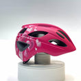 Carica e riproduci il video nel visualizzatore della galleria, Red Heart Crazy Safety Kids’ Bicycle Helmet Featuring a Powerful Rechargeable Rear Light, Perfect for Children Aged 6 to 12 Years