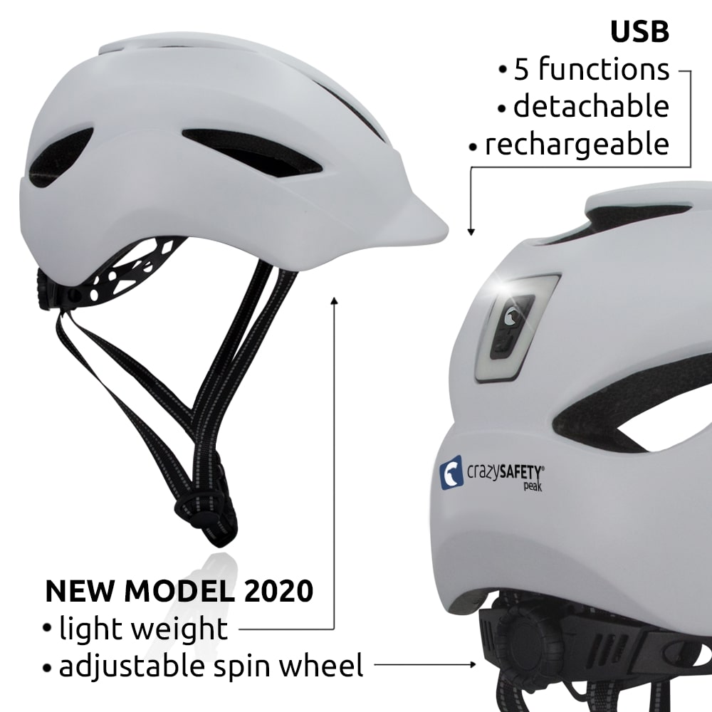  Casco aerodinamico urbano per biciclette 