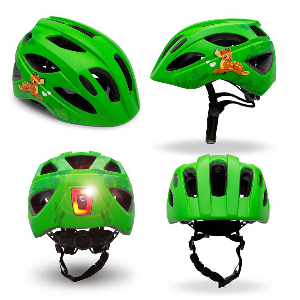 Simpatico casco da bicicletta - Verde