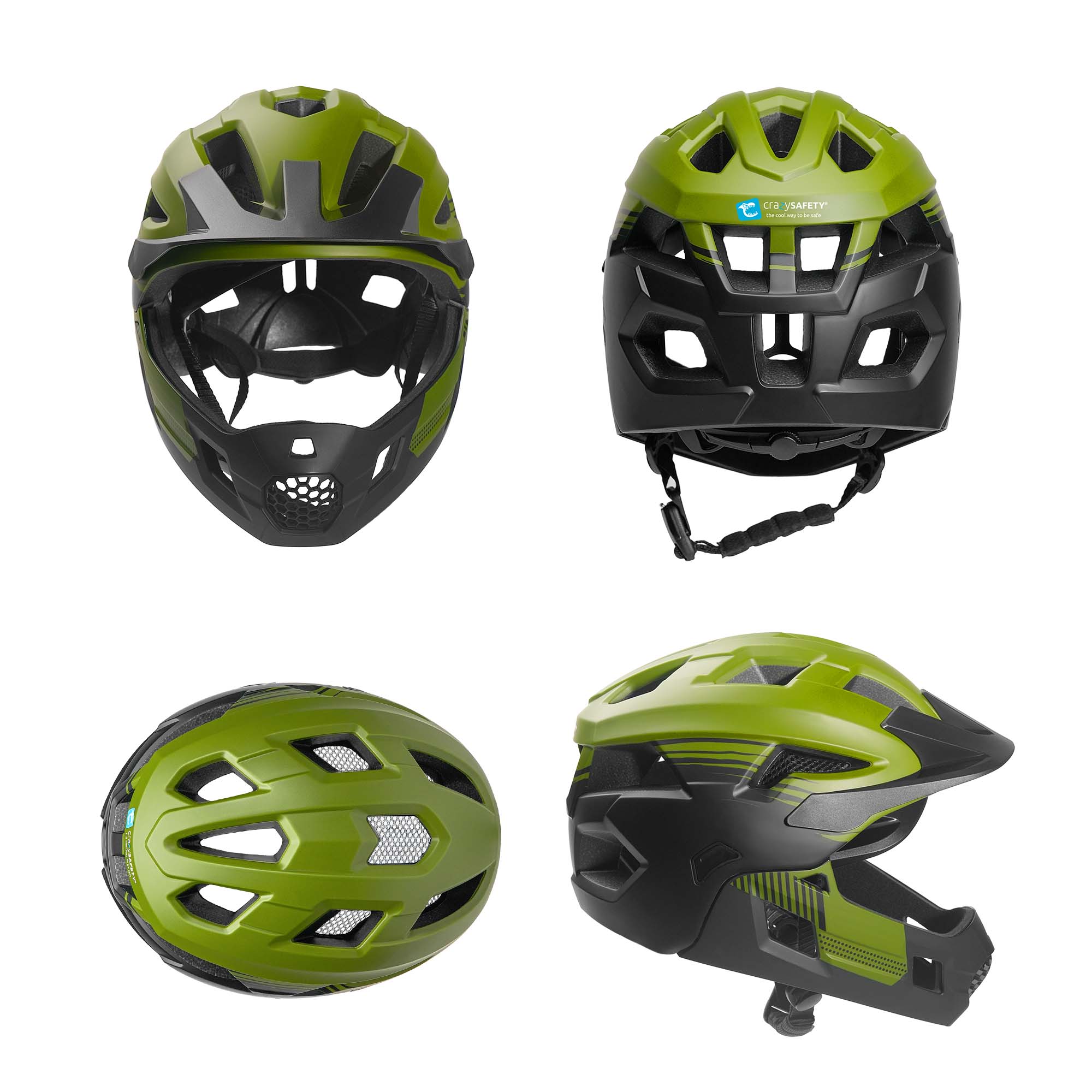 Casco da bicicletta integrale TITAN