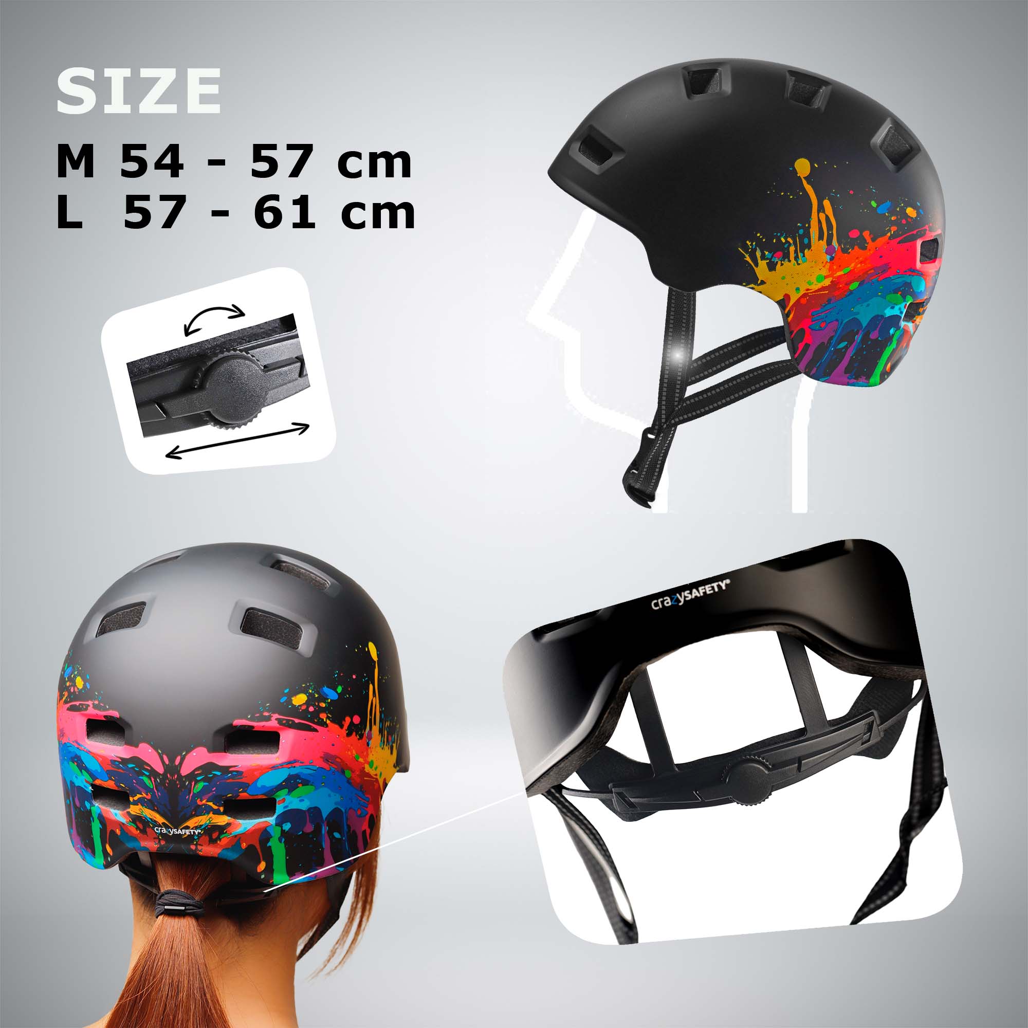 Casco da skater RAMPAGE - Urbano