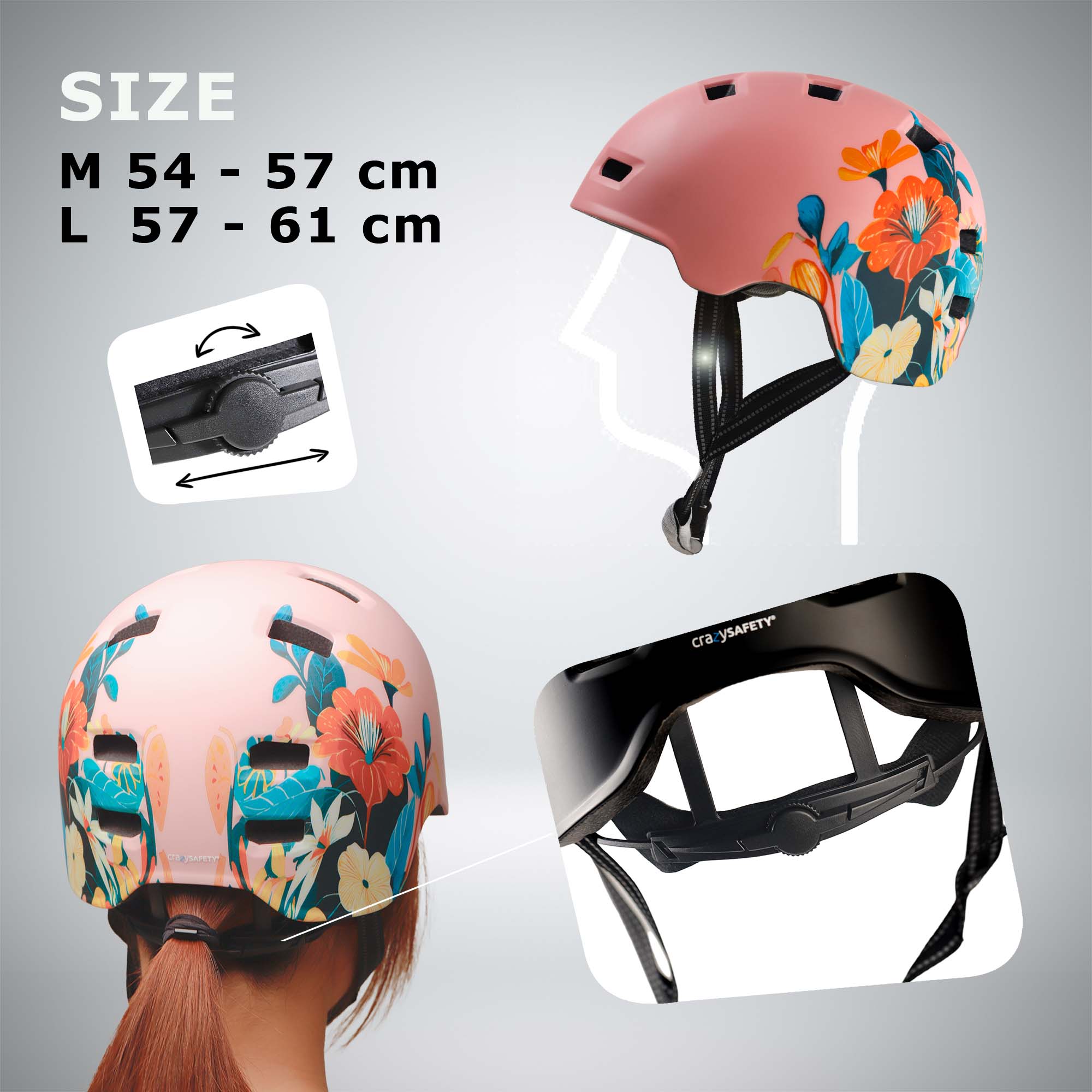 Casco da bicicletta per skater RAMPAGE - Belle