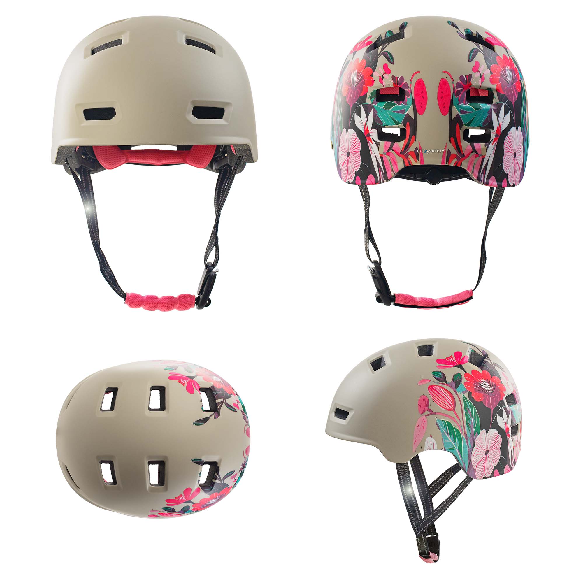 Casco da bicicletta per skater RAMPAGE - Belle