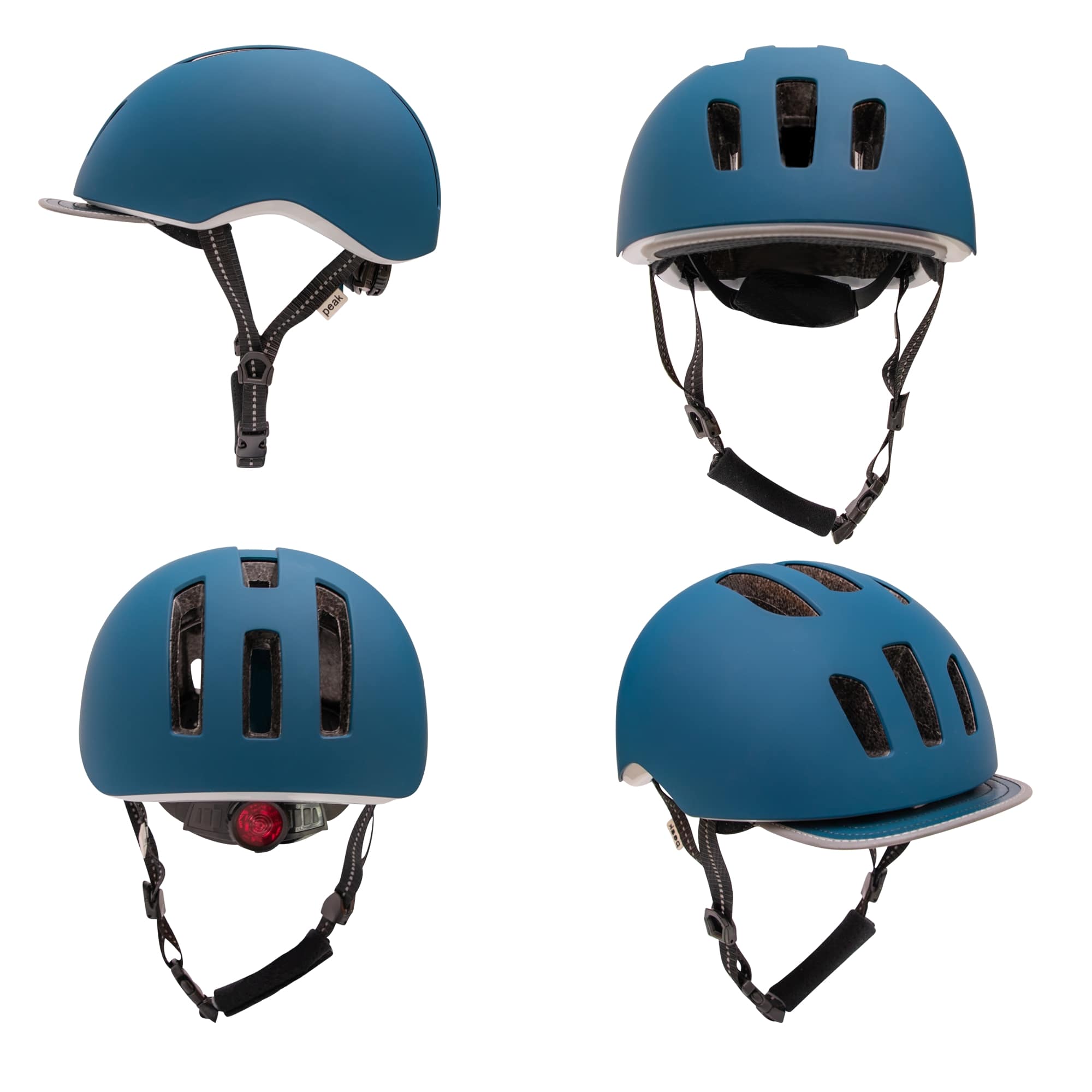 Casco da bicicletta urbano METRO con luce