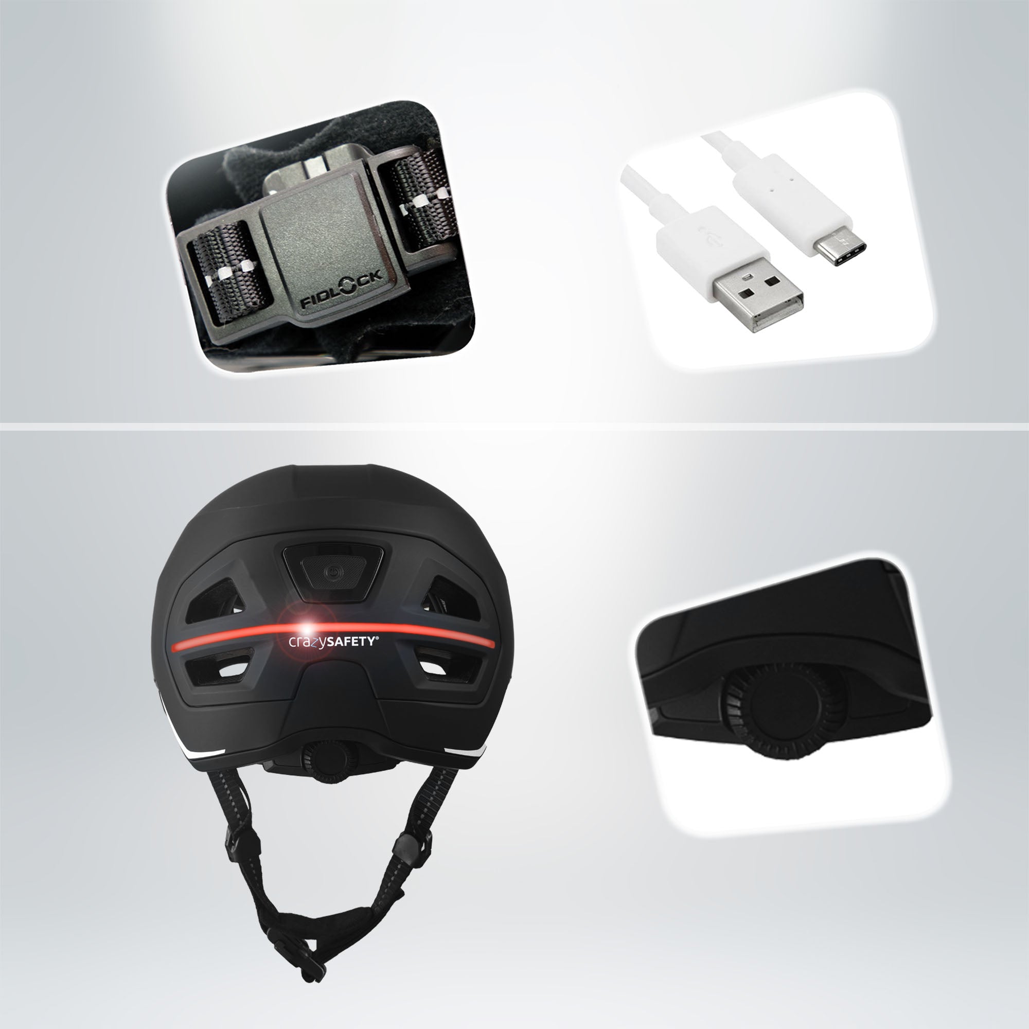 Casco da bicicletta PINE e-bike