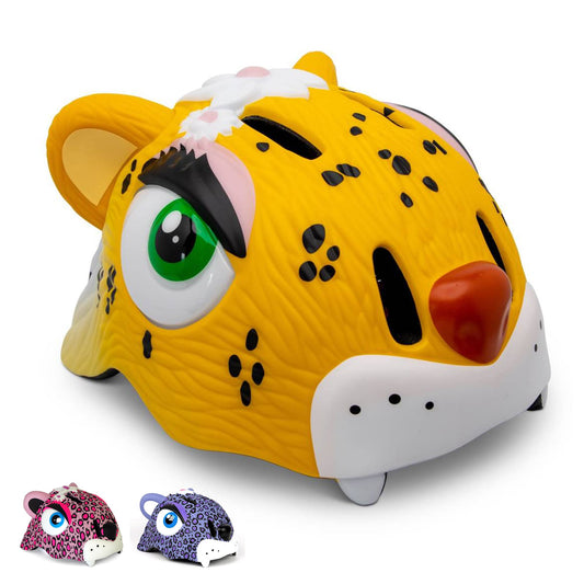 Casco da bici leopardo