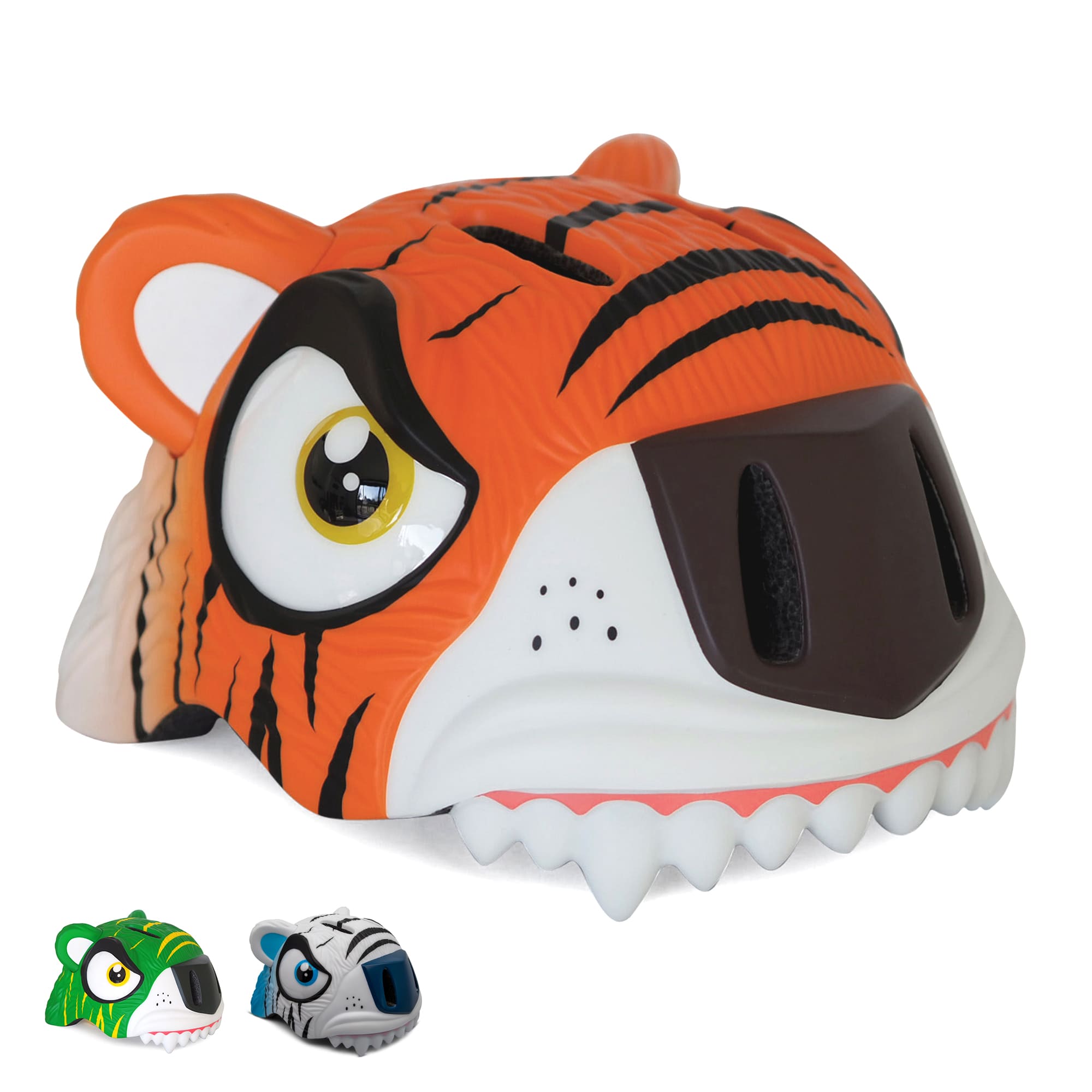 Casco da bici tigre