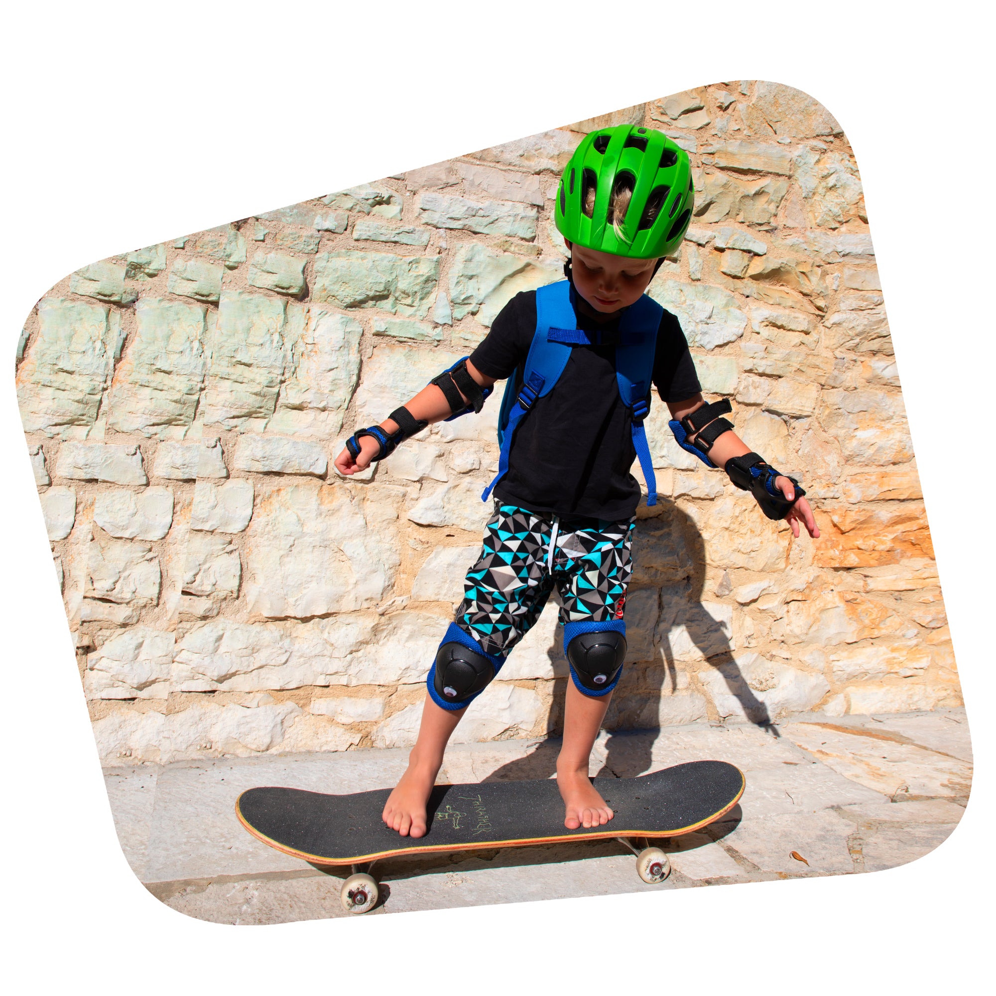 Casco per bambini Wild Brush con luce