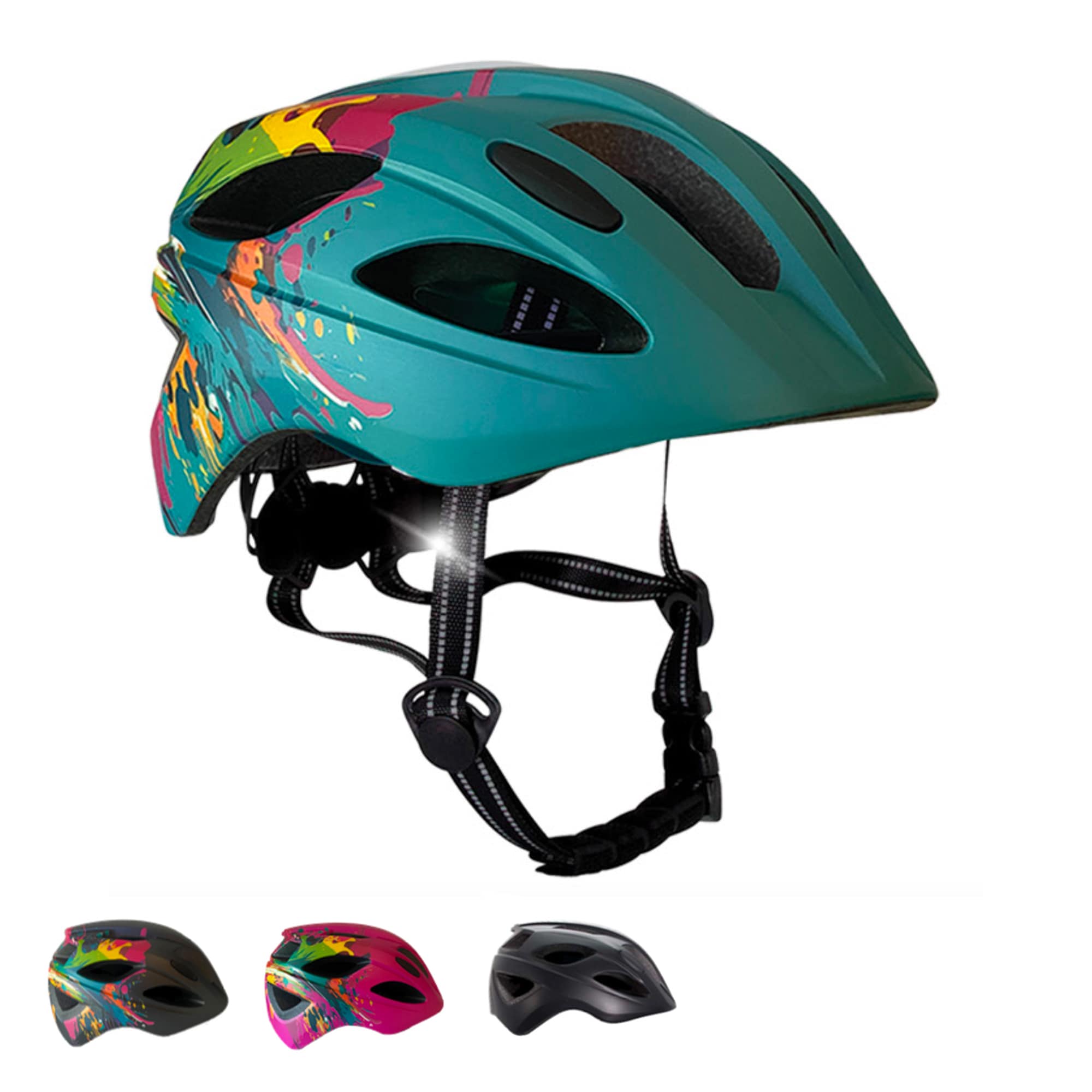 Casco per bambini Wild Brush con luce