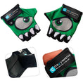 Carica l'immagine nel visualizzatore della galleria, Crazy Safety Bicycle gloves Cycling gloves with reflective eyes
